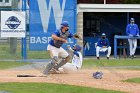 Baseball vs CGA  Wheaton College Baseball vs Coast Guard Academy during game two of the NEWMAC semi-finals playoffs. - (Photo by Keith Nordstrom) : Wheaton, baseball, NEWMAC